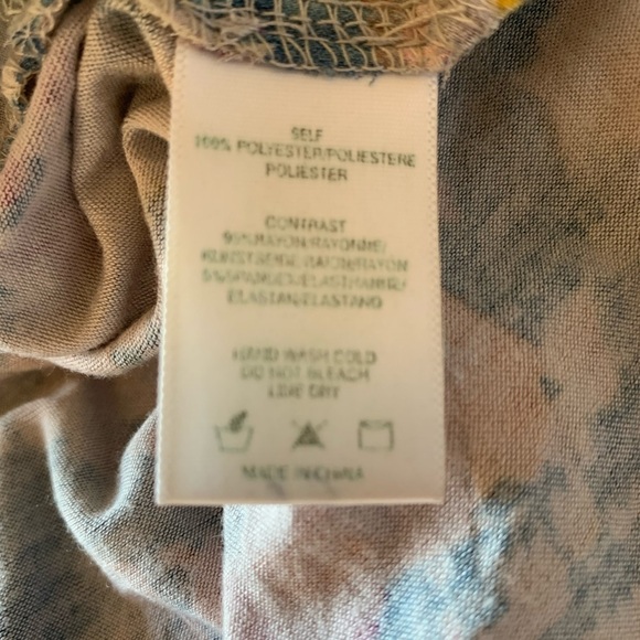 Anthropologie Sunday in Brooklyn Edria Women’s Floral Wrap Top Y2K Fairy Small - Picture 5 of 7